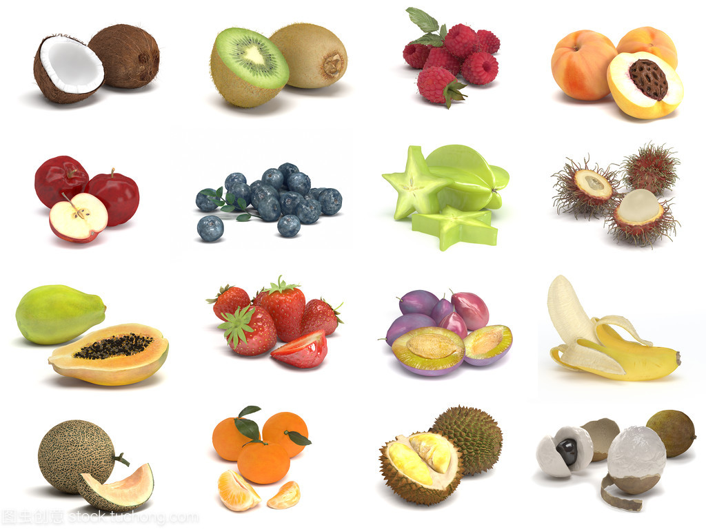 跨界美學 當什錦鮮活農產品水果邂逅白色背景上的化妝品